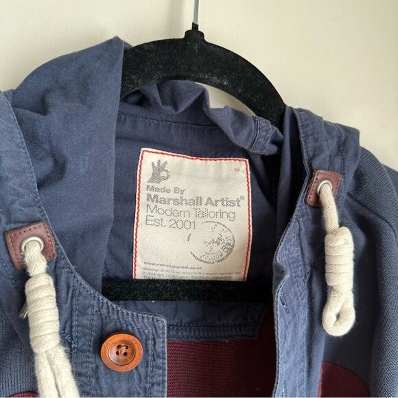 Striped color block style men’s hoodie - Picture 5 of 10